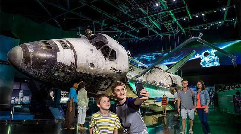 Space Shuttle Atlantis exhibit